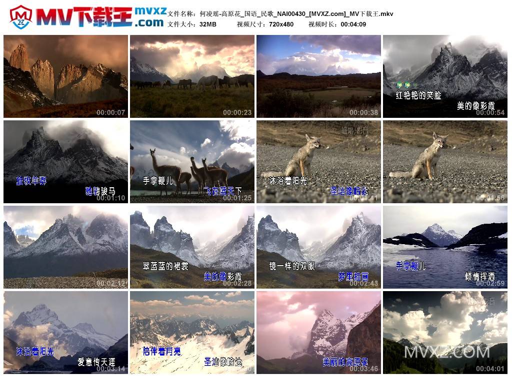 何凌瑶-高原花_国语_民歌_NAI00430